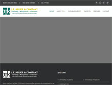 Tablet Screenshot of jtkruerco.com